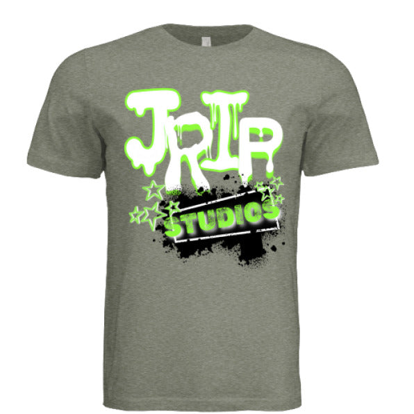 Military Green Triblend - FRONT
