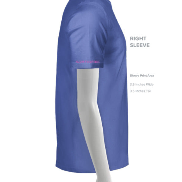 Solid True Royal Triblend - SLEEVE_RIGHT