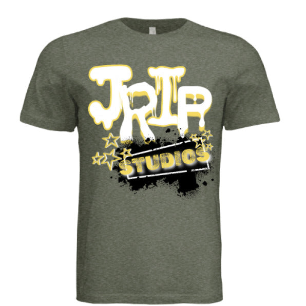 Military Green Triblend - FRONT