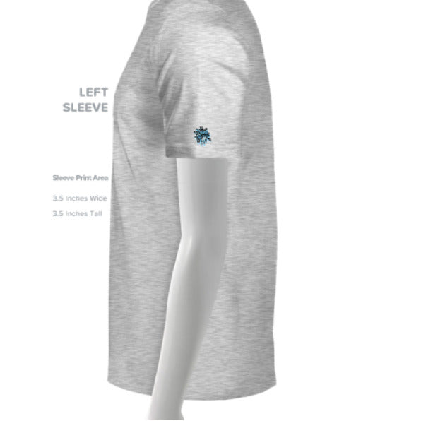 WHITE FLECK TRIBLD - SLEEVE_LEFT
