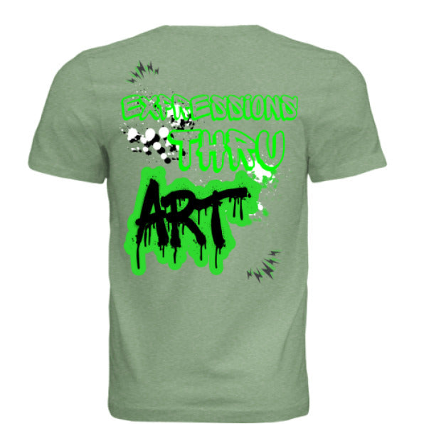 GREEN TRIBLEND - BACK