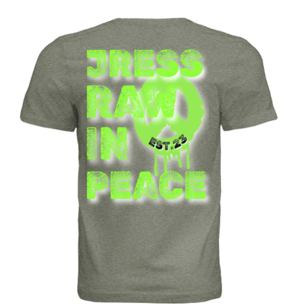 Military Green Triblend - BACK