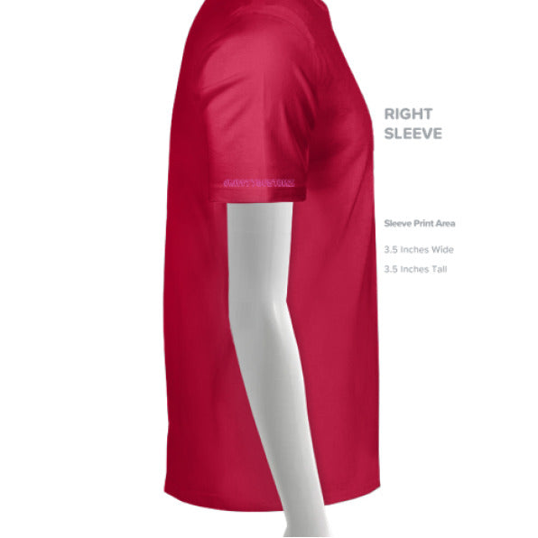 SOLID RED TRIBLN - SLEEVE_RIGHT