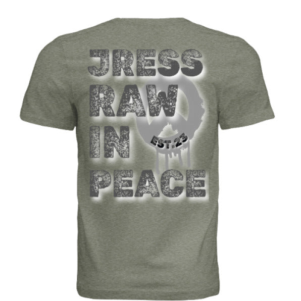 Military Green Triblend - BACK