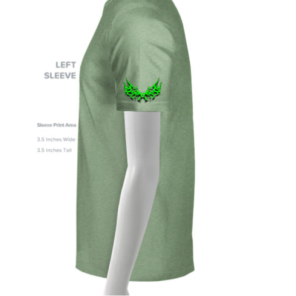 GREEN TRIBLEND - SLEEVE_LEFT
